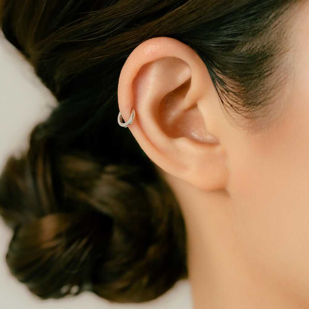 K18 フープピアス│軟骨ピアス│picollet – PICOLLET