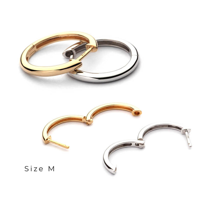 K18 フープピアス │軟骨ピアス│ピコレ – PICOLLET