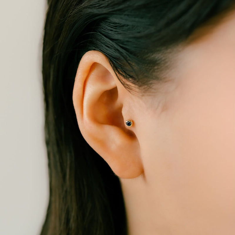 K18/Pt Birth Stone Dot S