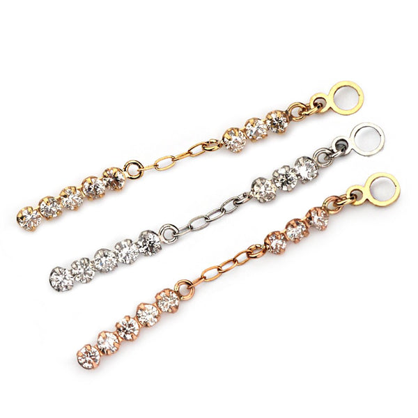 タンジェ チャーム 18金 ナチュラルダイヤ 大きかっ 