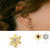 K18/Pt Diamond Star