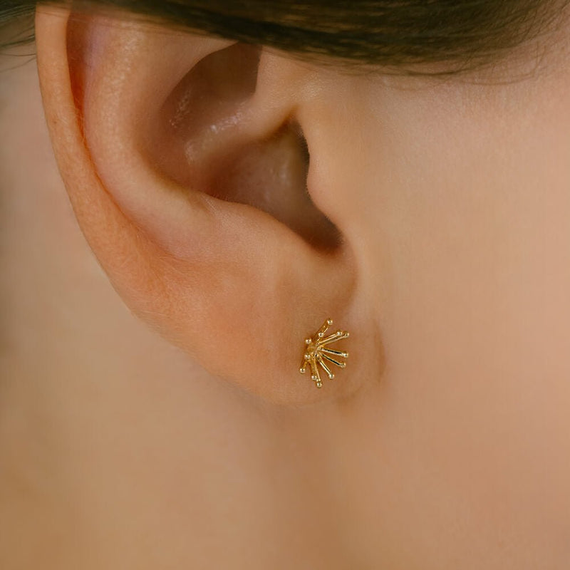 花火のボディピアス │K18/プラチナ ファイヤーワーク 軟骨