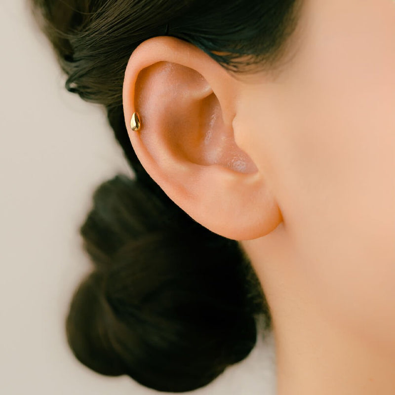 K18/Pt Heart or Drop – PICOLLET