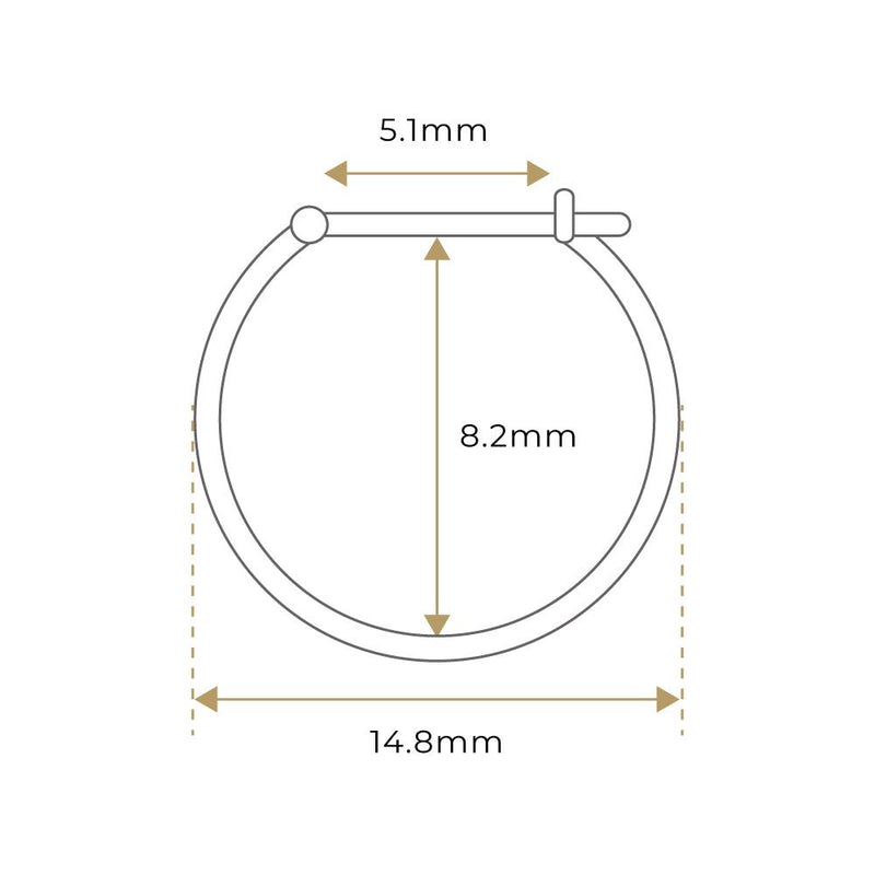 K18/Pt Hoop