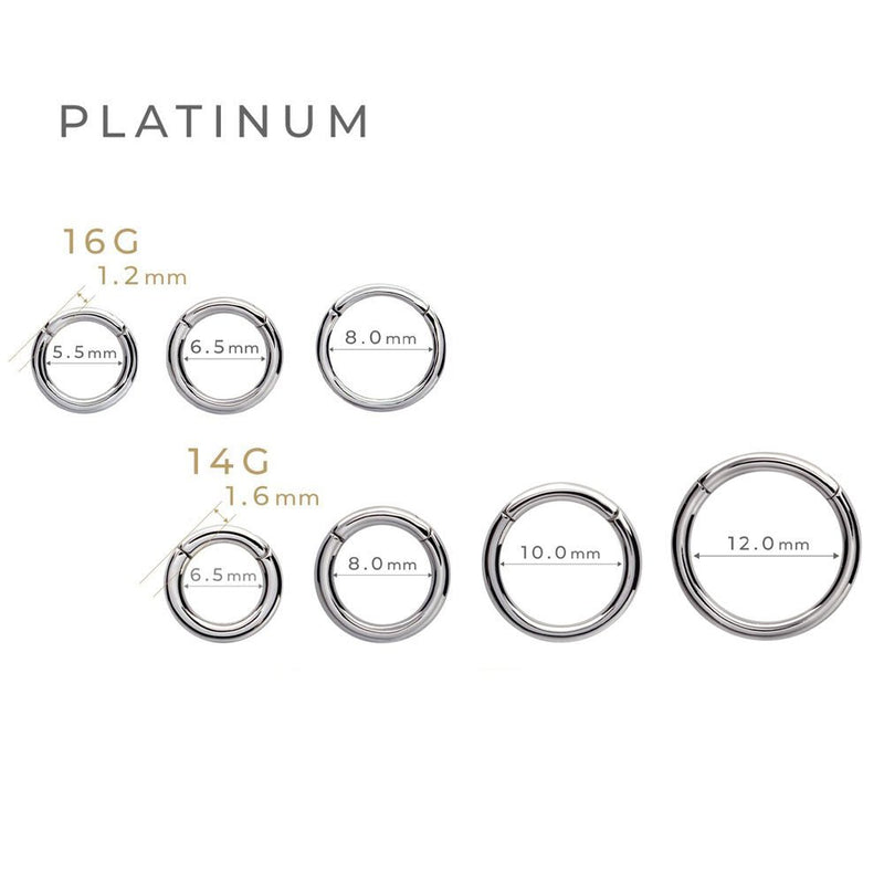 引っかからない・つけっぱなしフープピアス│K18ゴールド/プラチナ