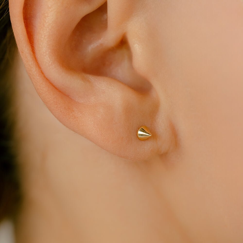 【ビンテージ】ホピ　ピアス　コーンモチーフ 1.jpg