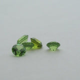 K18/Pt Demantoid Garnet