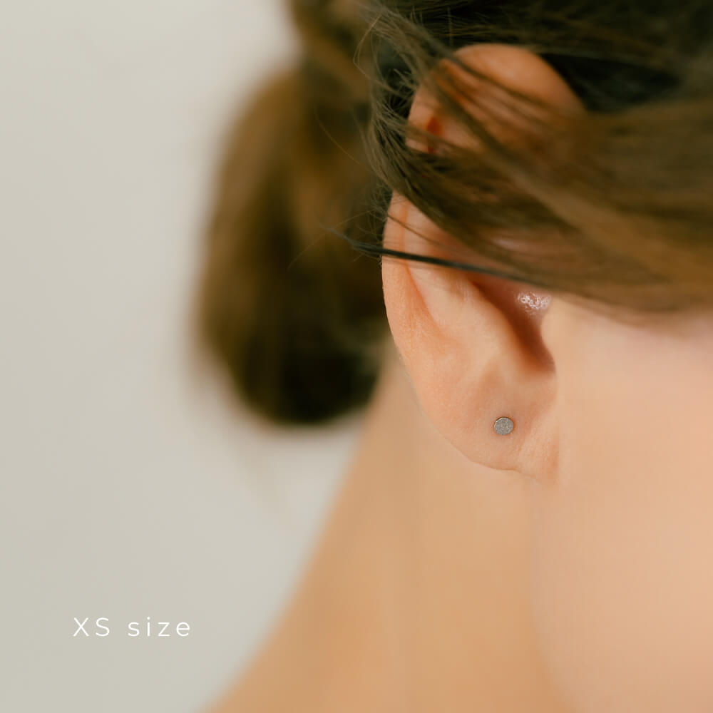 ディスク ボディピアス │キャッチ用におすすめ K18 プラチナ プレート