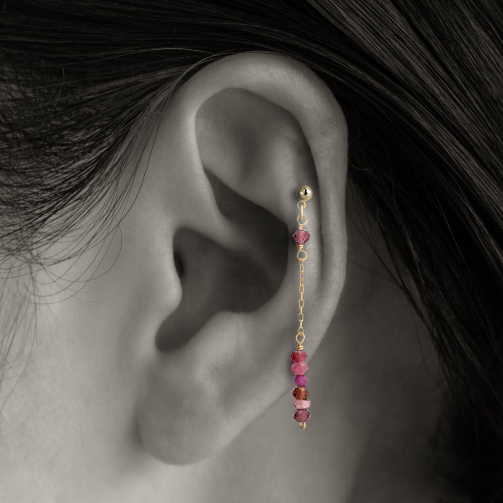 K10 マルチカラーストーン チャーム│ 誕生日プレゼント│送料無料