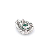 Pt Emerald Diamond - picollet